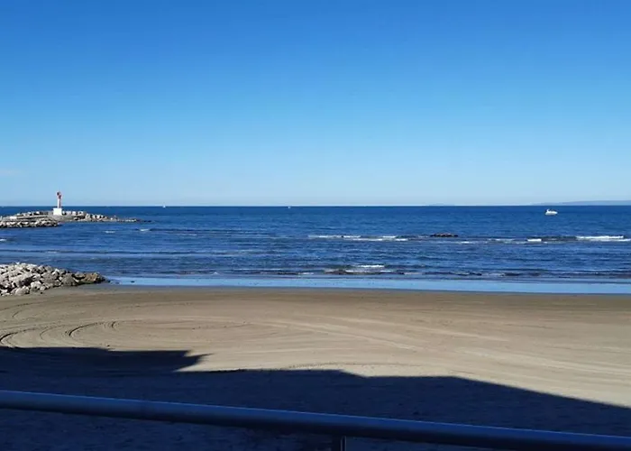 As22244- P4 Vue Mer, Sur La Plage A 2 Pas Du Centre Ville Avec Parking Prive